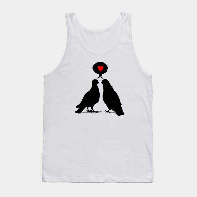 Love thinking Doves - Valentine Birds Tank Top by hardwear